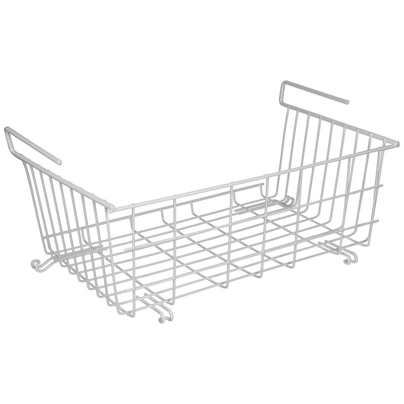 Panacea Vinyl Coated Wire Undershelf Storage Basket